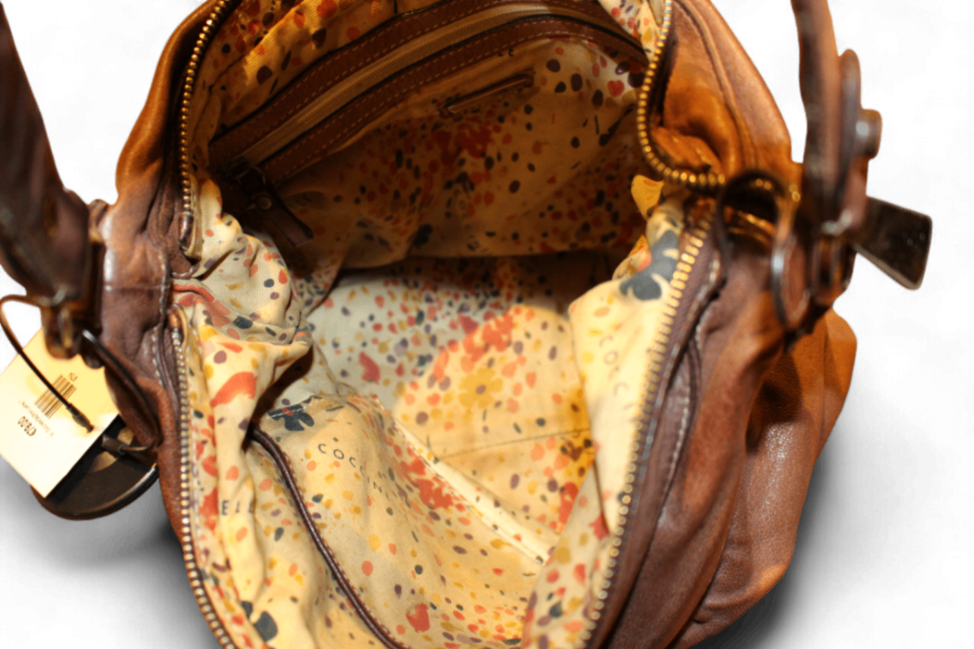 W - Coccinelle Bag Brown Leather, T