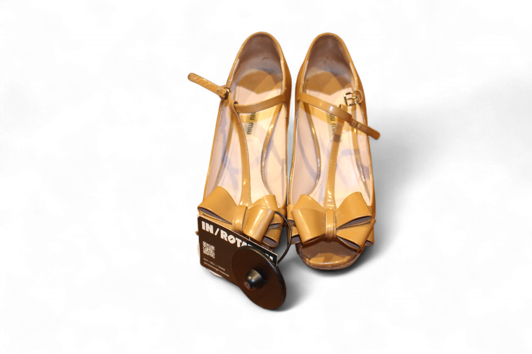 W-Miu Miu Shoes 37.5 Beige heels, C