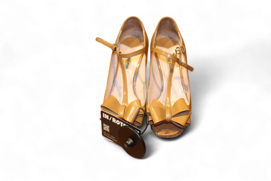 W-Miu Miu Shoes 37.5 Beige heels, C