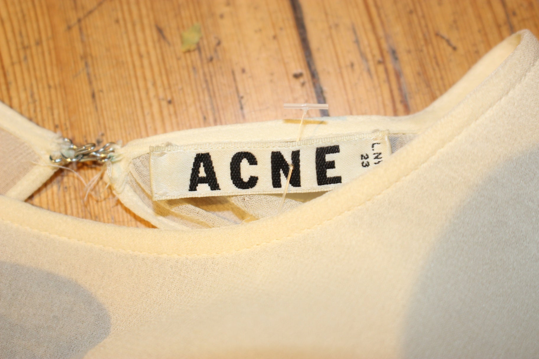 W - Acne Studios Dress S off white Silk blend, D, B