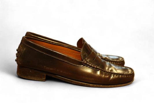 W - Vintage Tod's Loafers 40 Brown Leather (C)