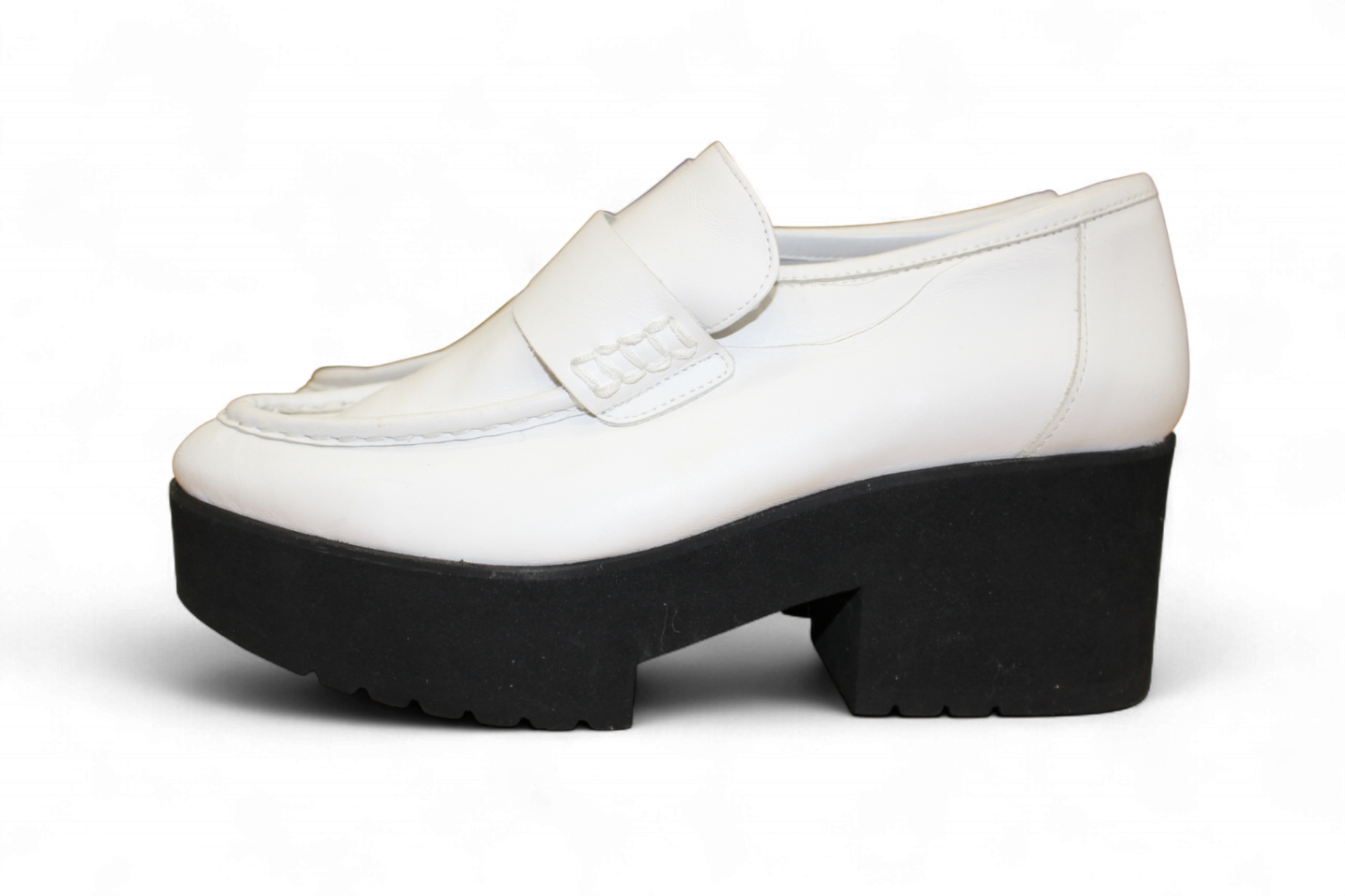 M - Maje Loafers 40 White Leather, B