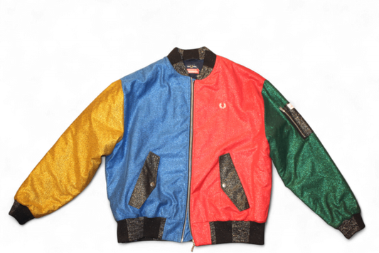 W-Fred Perry x Charles Jeffrey Loverboy Jacket XL primary block colors, C