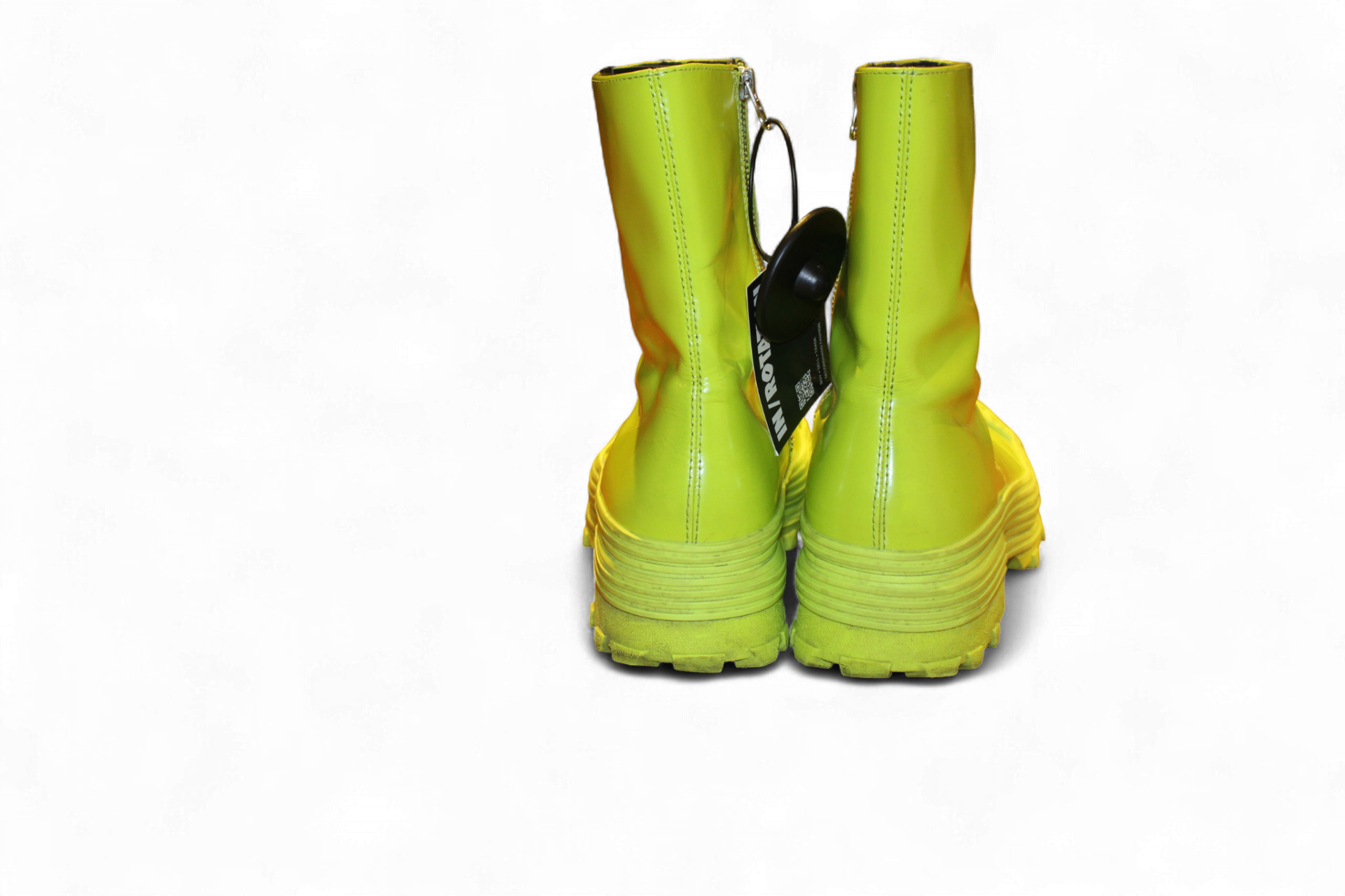 W-Camper Lab Boots 42 neon green patent Leather, Se