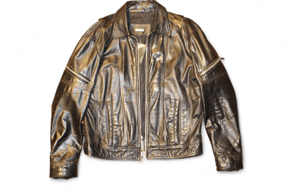W - Vintage Jacket L Black Leather, Bosi, B