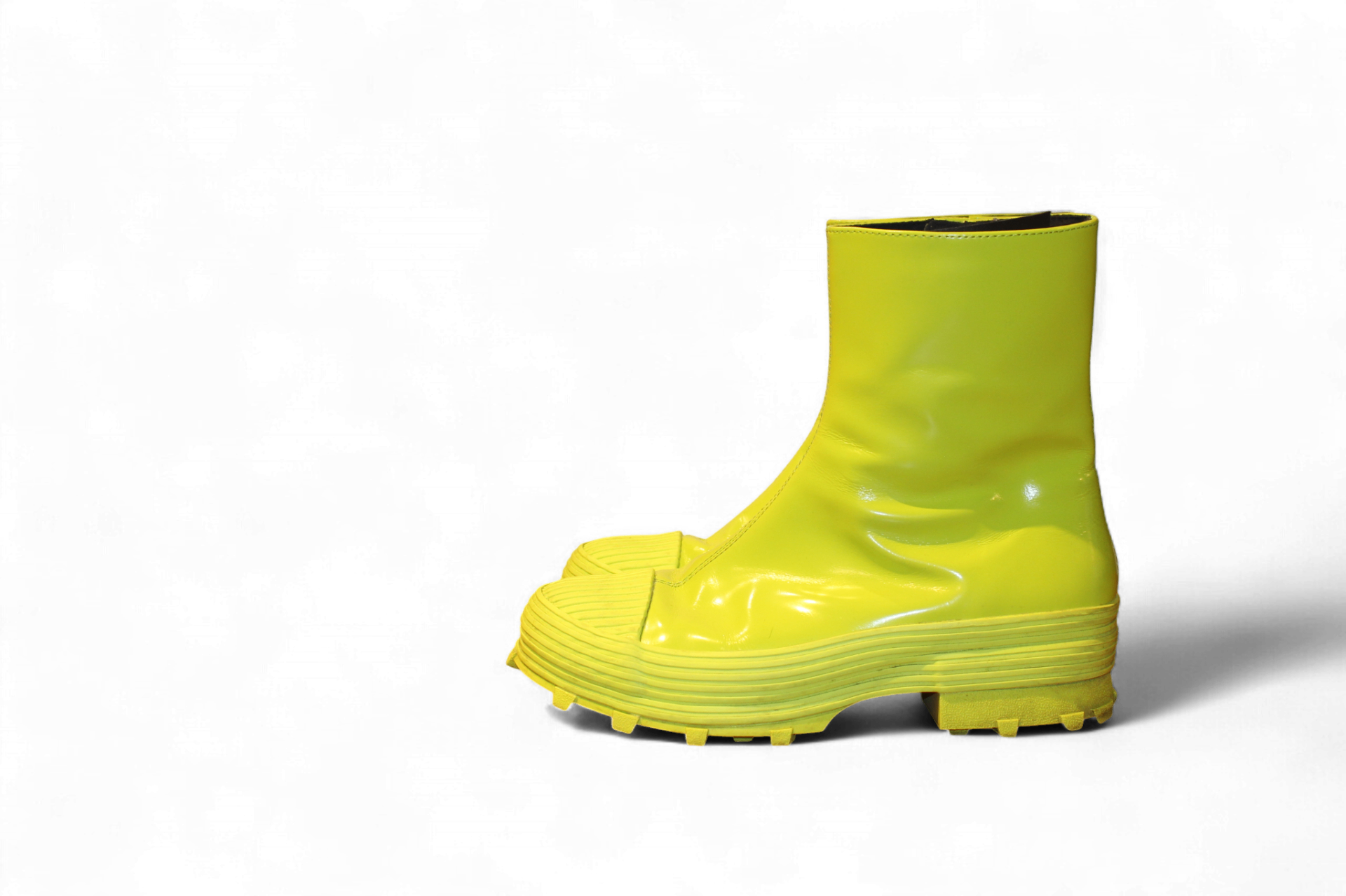 W-Camper Lab Boots 42 neon green patent Leather, Se