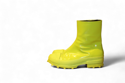 W-Camper Lab Boots 42 neon green patent Leather, Se