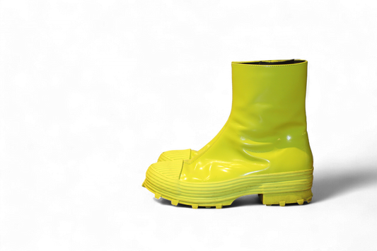 W-Camper Lab Boots 42 neon green patent Leather, Se