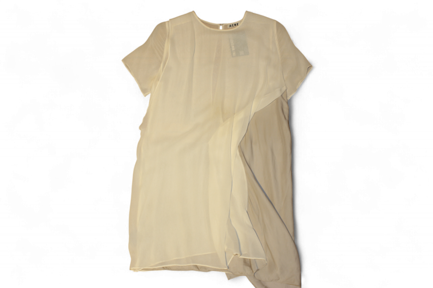 W - Acne Studios Dress S off white Silk blend, D, B