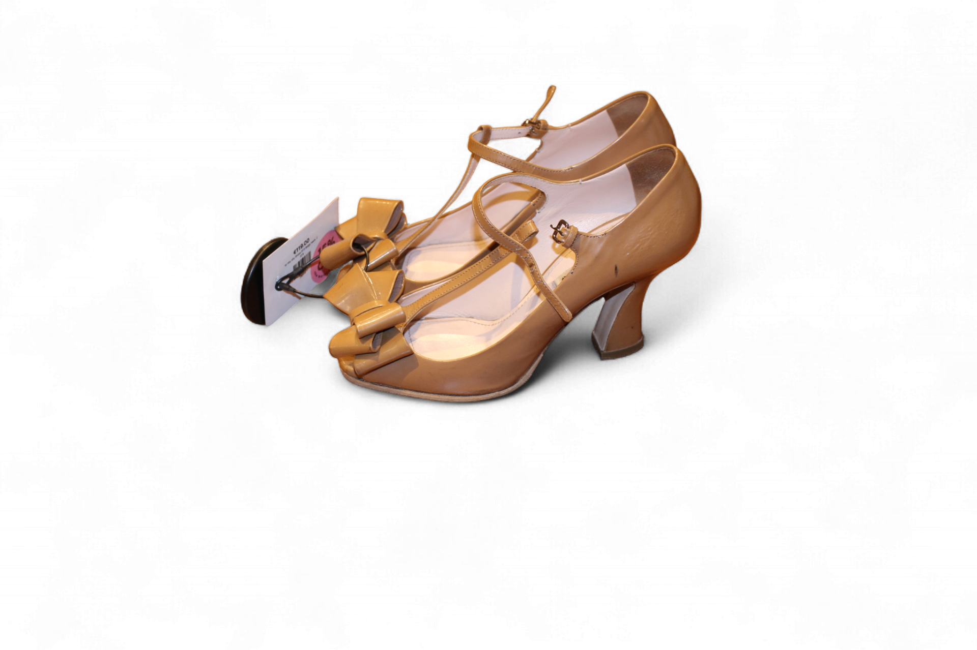 W-Miu Miu Shoes 37.5 Beige heels, C