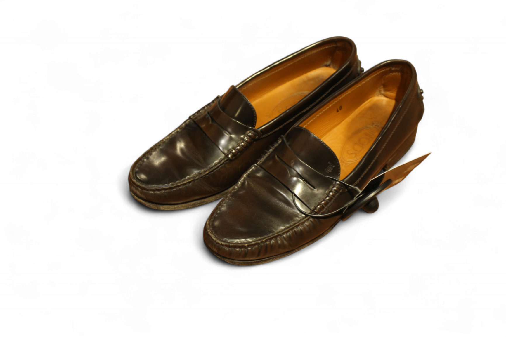 W - Vintage Tod's Loafers 40 Brown Leather (C)