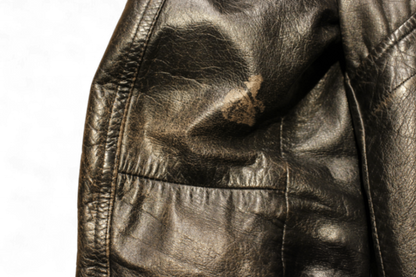 W - Vintage Jacket L Black Leather, Bosi, B