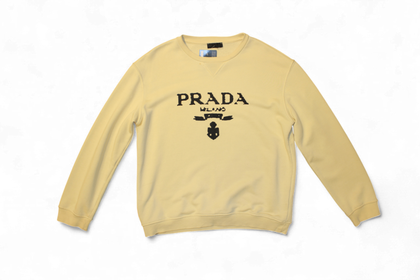W Prada Pullover M Yellow Cotton (reduced: small stain), D, C