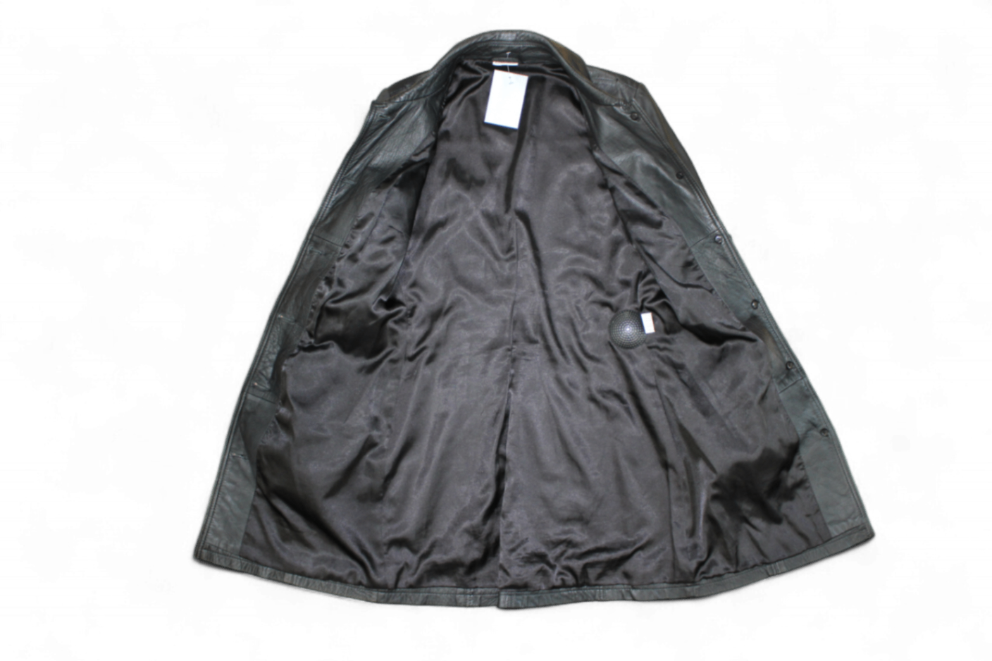 M - Vintage Street One Coat M Black Leather, B