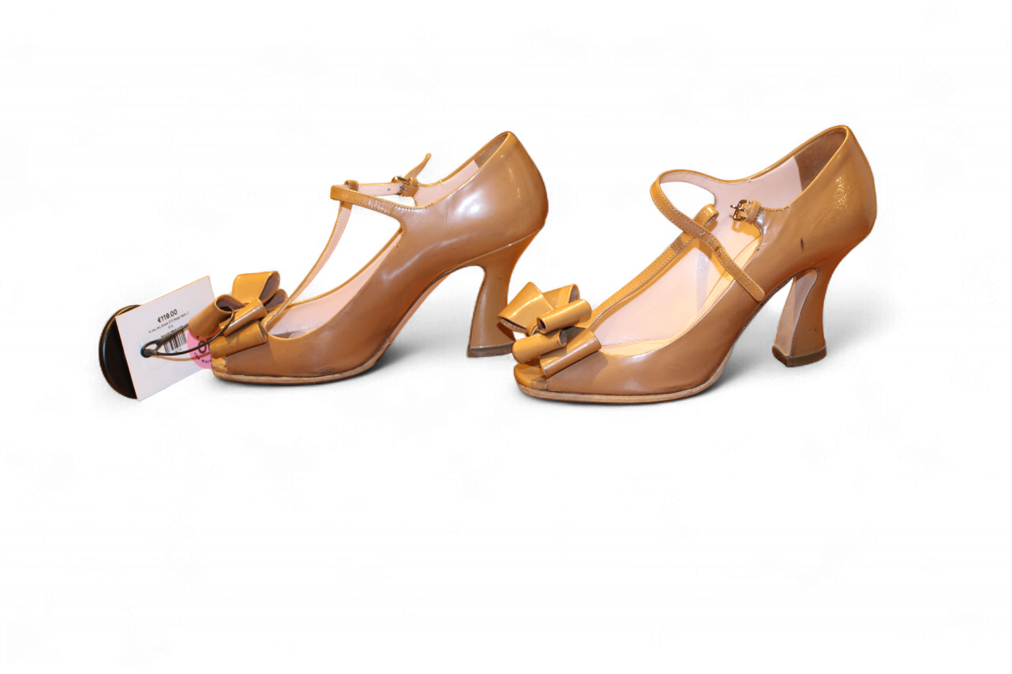 W-Miu Miu Shoes 37.5 Beige heels, C