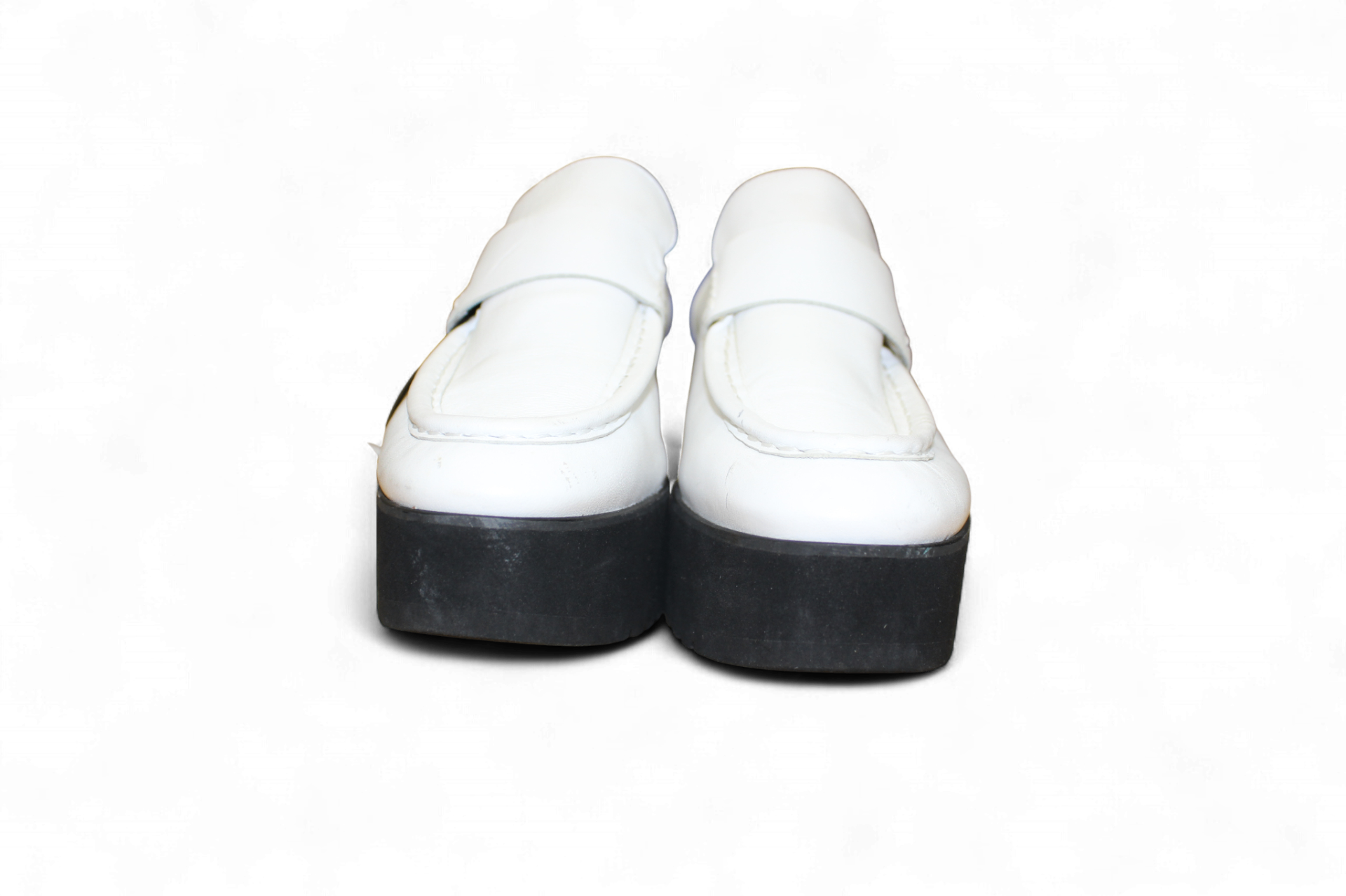 M - Maje Loafers 40 White Leather, B