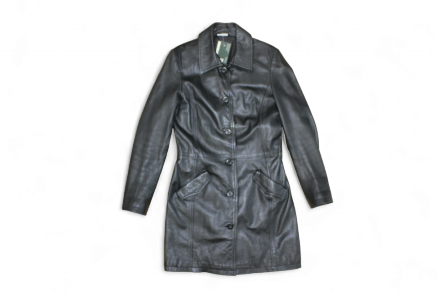 M - Vintage Street One Coat M Black Leather, B