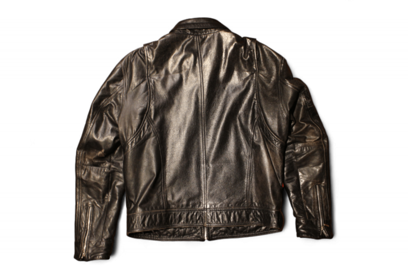W - Vintage Jacket L Black Leather, Bosi, B