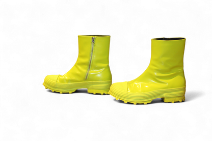 W-Camper Lab Boots 42 neon green patent Leather, Se
