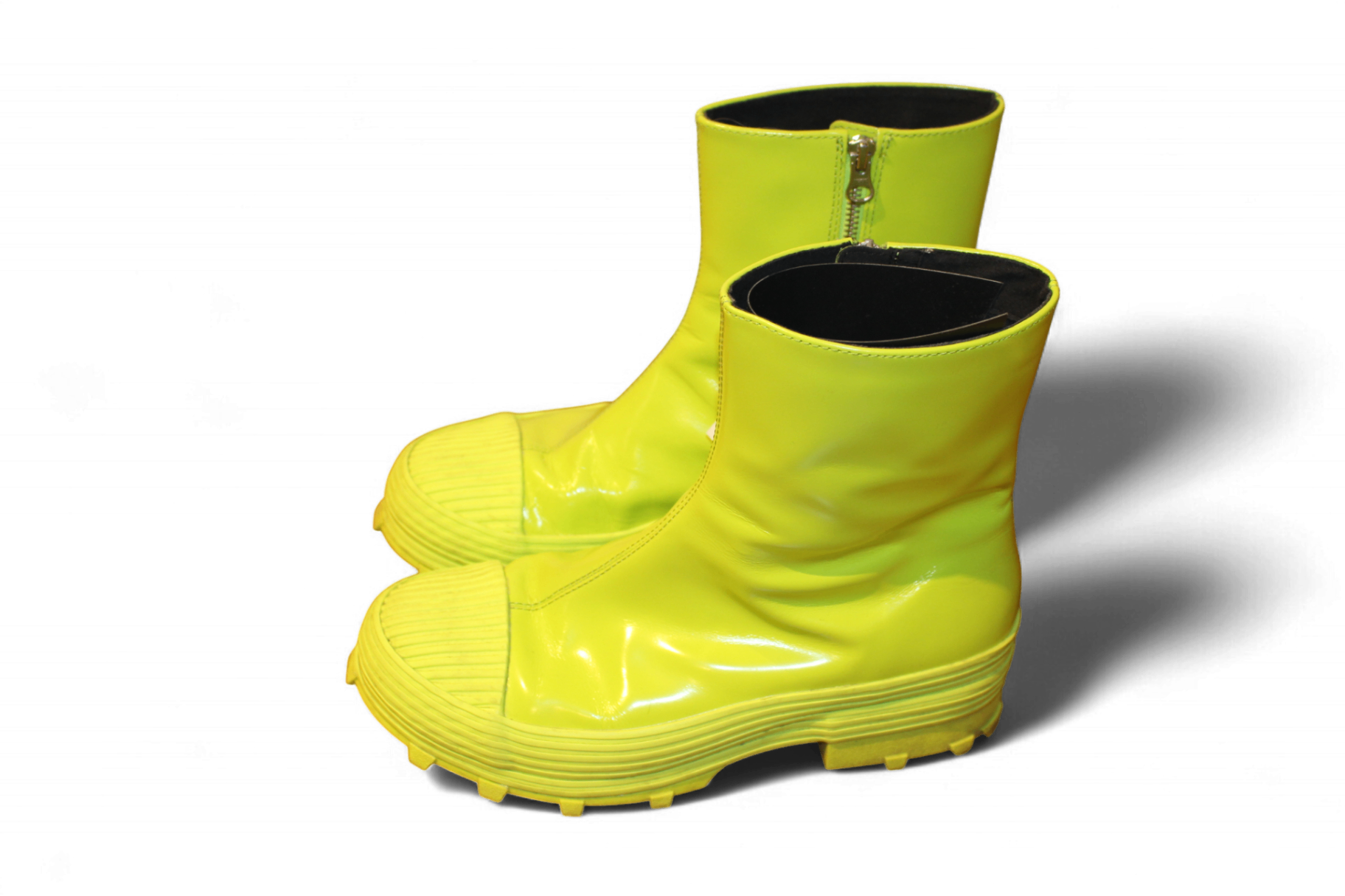 W-Camper Lab Boots 42 neon green patent Leather, Se