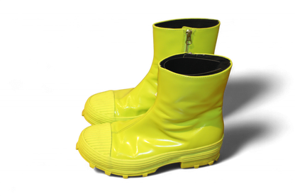 W-Camper Lab Boots 42 neon green patent Leather, Se